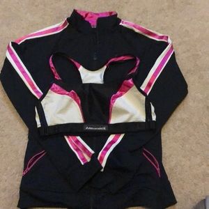 Shock Absorber workout jacket and sports bra